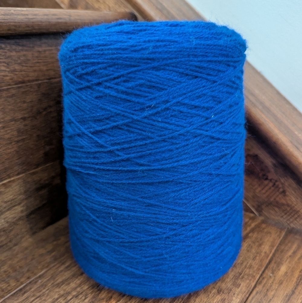 Bramwell Roselan Double Knit Yarn on a cone Royal 505g